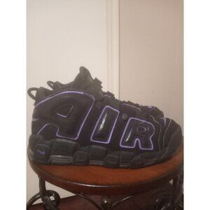 Nike Mens Air More Uptempo 96 DV1879-001 Black Action Grape Sneaker Shoes Sz 10